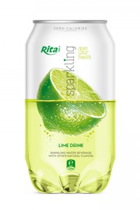 Sparkling lime drink